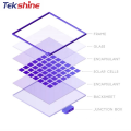 tekshine Solar Panel System use of 72 cells mono 365watt 370watt 375watt  new solar panel kit